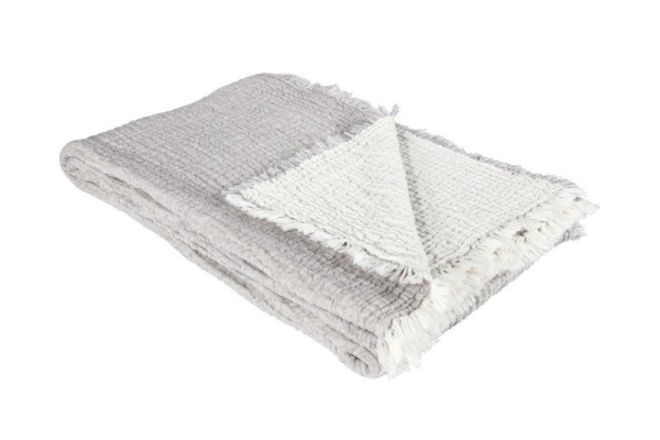 Eskimo Artemis Decke (140x200cm, 100% Baumwolle) - Grau