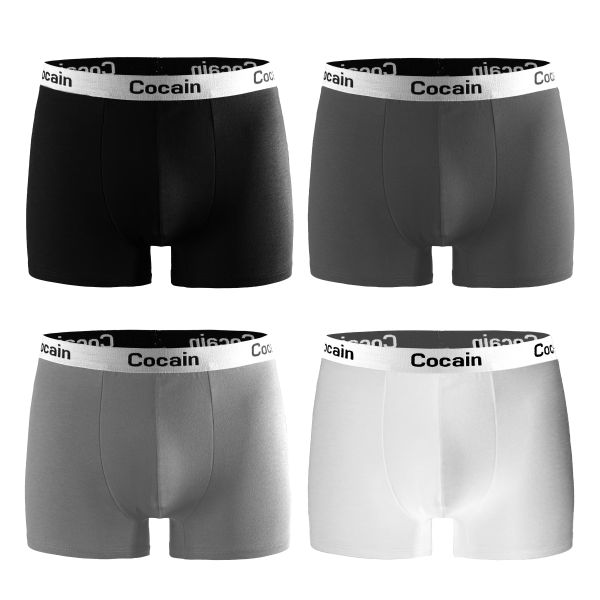 Cocain Boxershorts Herren Gr. L (Mixed) - 4 Unterhosen