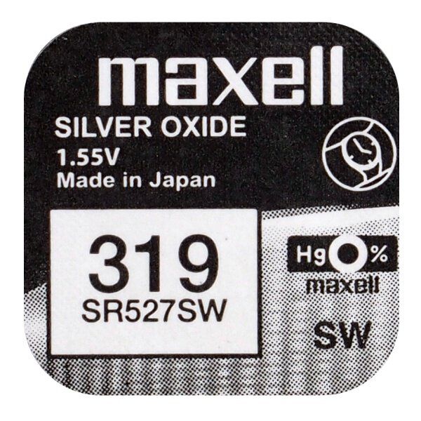 Maxell 319 / SR527SW - Knopfzelle