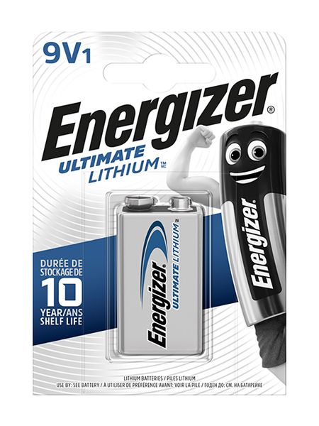 Energizer Ultimate Lithium 9V Batterie - 10 Stück
