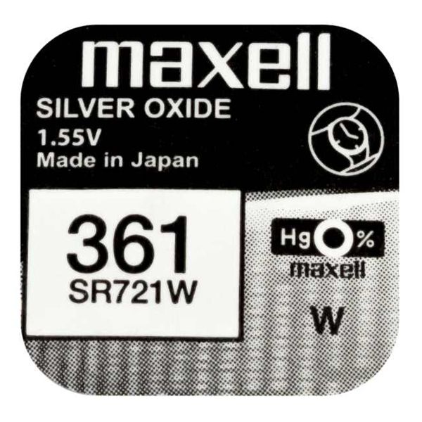 Maxell 361 / SR721W - Knopfzelle