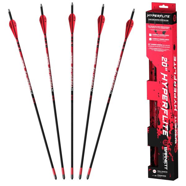 Barnett Hyperflite Carbonbolzen 20" (5 Stk) - Armbrust-Pfeile