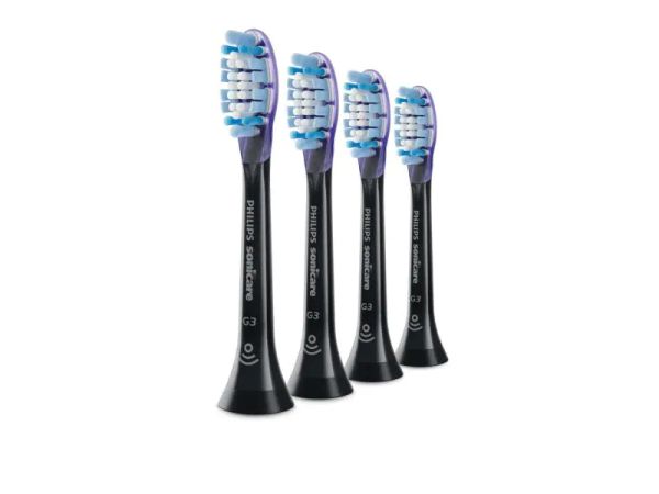 Philips G3 Premium Gum Care, Schwarz - 4 Zahnbürsten-Aufsätze