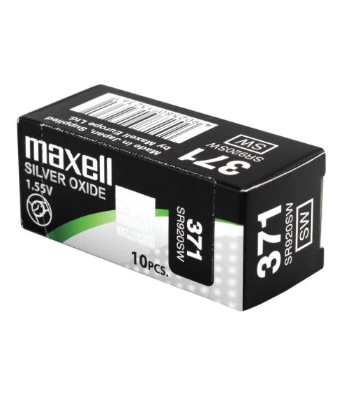 Maxell 371 / SR920SW - 10 Knopfzellen
