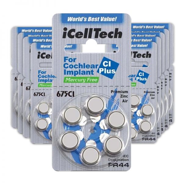iCellTech 675 CI Plus Hörgerätebatterien