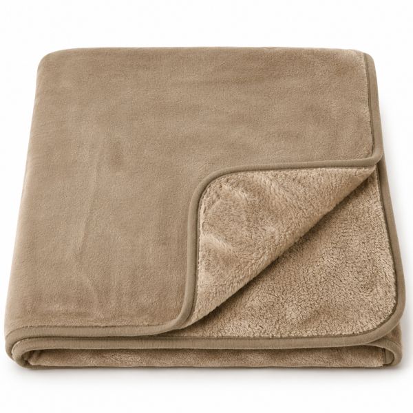 Eskimo Kuscheldecke - Farbe Nougat (150x200cm)