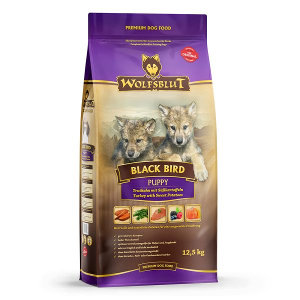 Wolfsblut Black Bird, Puppy (12,5kg) - Trockenfutter