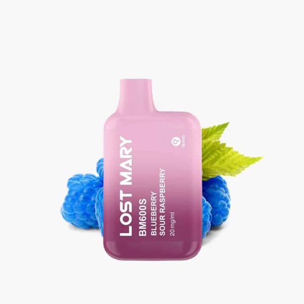 Lost Mary BM600S, Blueberry Sour Raspberry - Vape