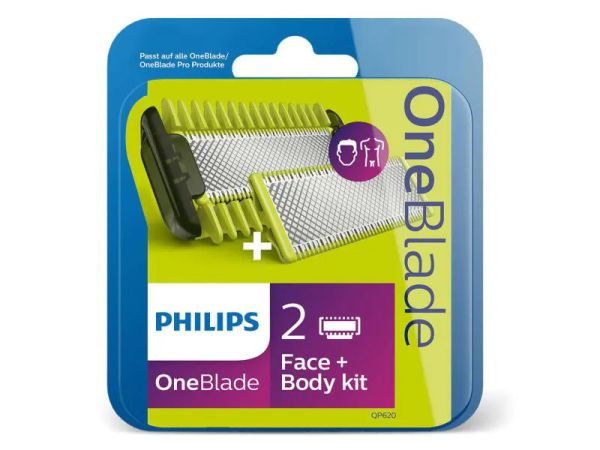 Philips OneBlade & BodyKit QP620/50 - 2 Rasierklingen