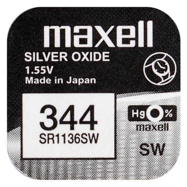 Maxell 344 / SR1136SW - Knopfzelle
