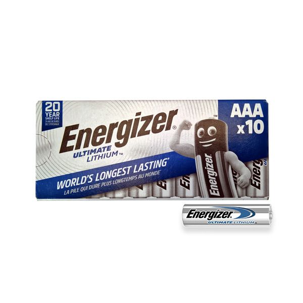 Energizer Ultimate Lithium AAA - 10 Batterien
