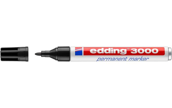 Edding Permanent Marker 3000, schwarz
