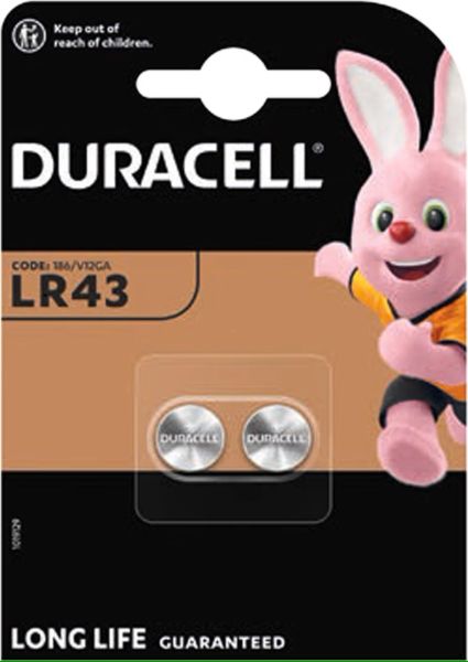 Duracell LR43 - 2 Knopfzellen