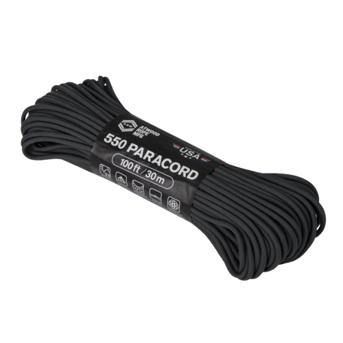 Helikon 550 (Schwarz) - 30 m Paracord