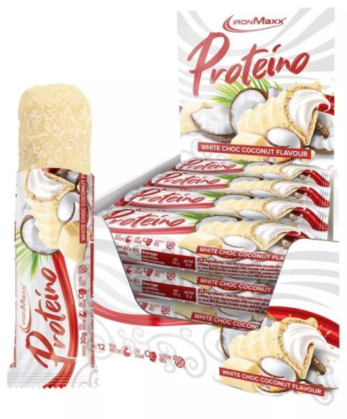 Ironmaxx Proteino 12x30g (White Choc Coconut)