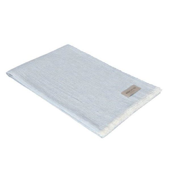 Eskimo Provence Sommerdecke (130x180cm) mit Leinen Baumwolle - Blau
