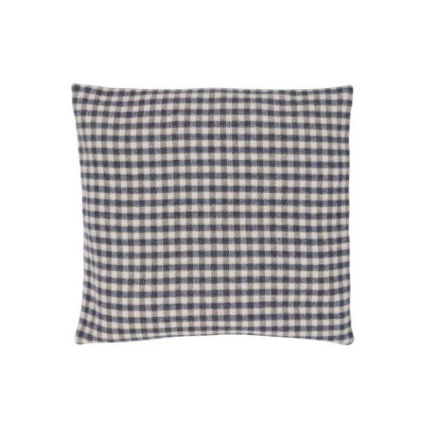 Eskimo Maloja Kissen (45x45 cm) mit 70% Merinowolle - Blau