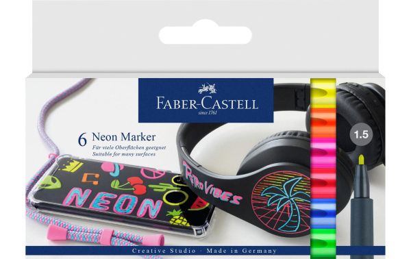Faber-CastellPermanent Marker Neon