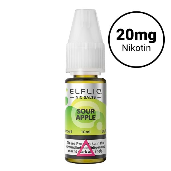 Elfbar Elfliq Nic Salts 20mg - Sour Apple