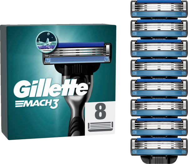 Gillette Mach3 - 8 Rasierklingen