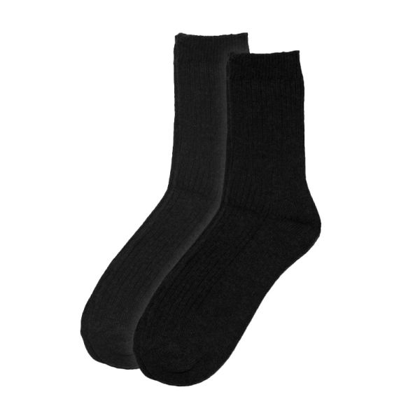 Tercura (One Size, Schwarz) - 2 Socken