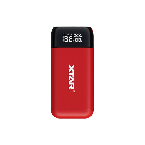 Xtar PB2S rot Li-Ion Akku Ladegerät - Powerbank