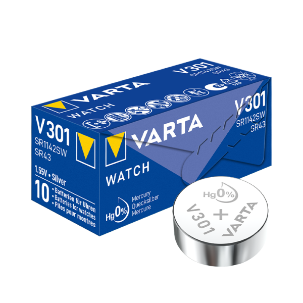Varta V301 / SR43SW - 10 Knopfzellen