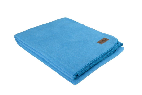 Eskimo Edelvelours Decke - Kobalt