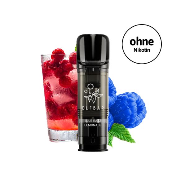 Elfbar ELFA Pro Pods (Ohne Nikotin) - Blue Razz Lemonade