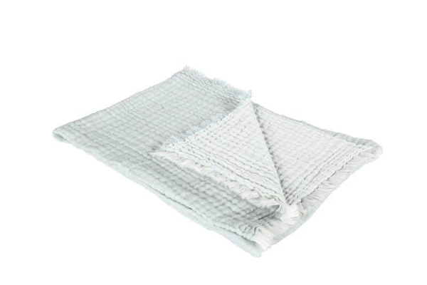 Eskimo Artemis Decke (140x200cm, 100% Baumwolle) - Mint (Grün)