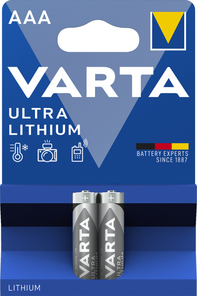 Varta Ultra Lithium, AAA - 2 Batterien