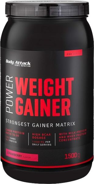 Body Attack Power Weight Gainer (Strawberry)