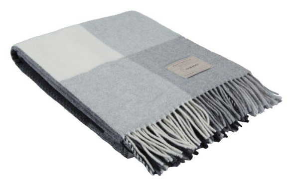 Eskimo Decke Mürren (130x180 cm) aus 100% Merino-Wolle - Perla