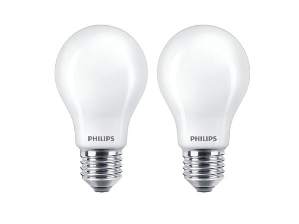 Philips Warm white E27, 40 W - 2 LED Lampen