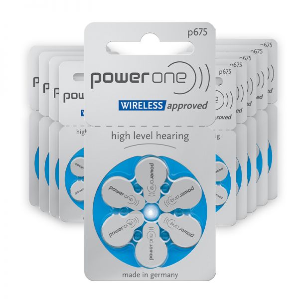 Power One p675 Hörgerätebatterien
