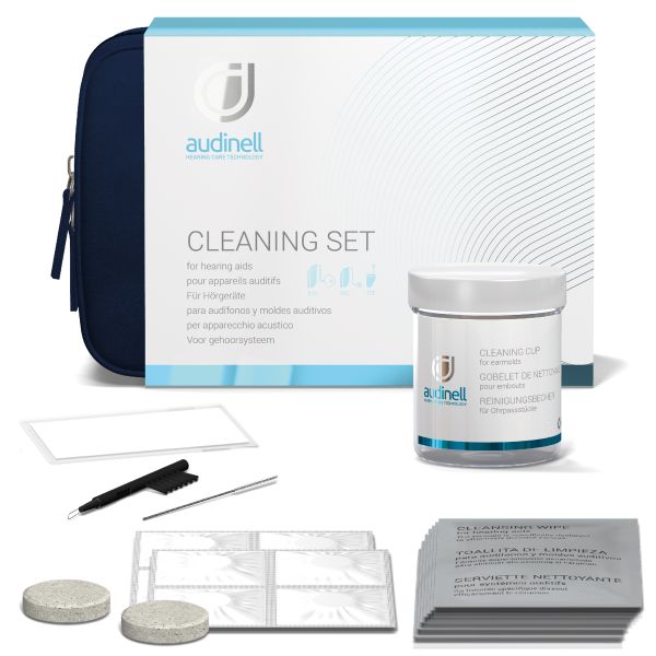 audinell Hörgeräte-Starter-Set Reinigung (BTE) - 4-teiliges KIT
