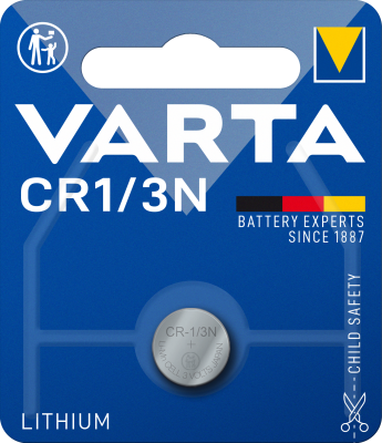 VARTA Knopfzelle Silberoxid V373/SR68 – 1,55V, Für Uhren, 1 Stück Im Blister