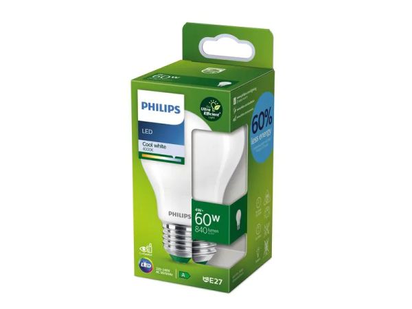Philips Cool white E27, 60 W - LED Lampe