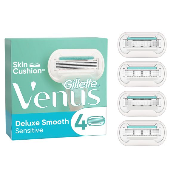 Venus Deluxe Smooth Sensitive - 4 Rasierklingen