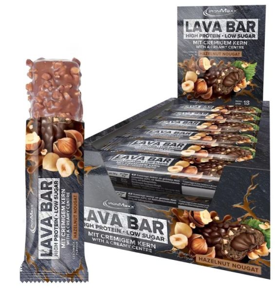 Ironmaxx Lava Bar 18x40g (Hazelnut Nougat)