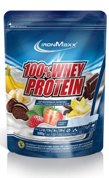 Ironmaxx 100% Whey Protein (Strawberry)