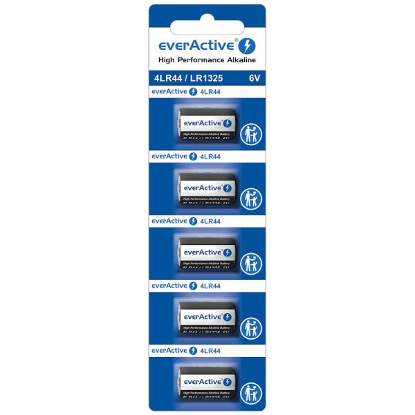 everActive LR1325 (4LR44) - 5 Batterien
