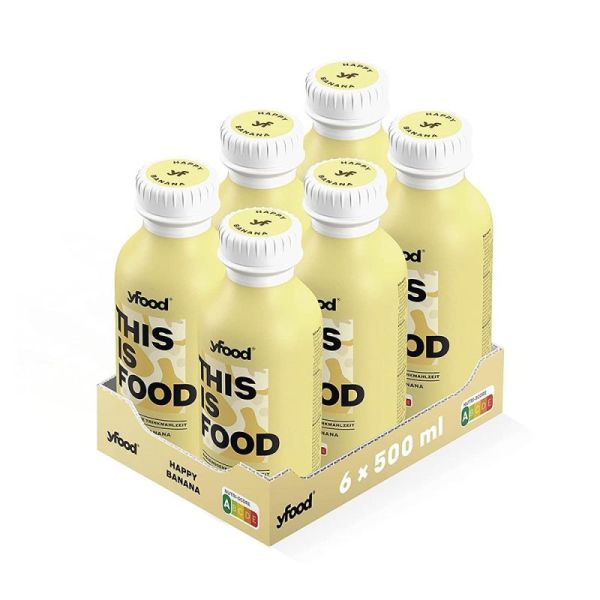 yfood Classic Drinks 6x500ml (Happy Banana)