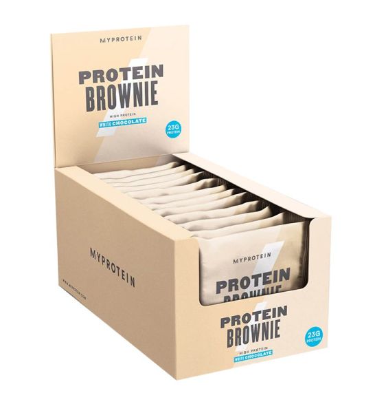 Myprotein Protein Brownie 12x75g (White Choco)