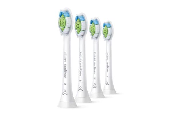 Philips Sonicare W2 Optimal White, Weiss - 4 Zahnbürsten-Aufsätze