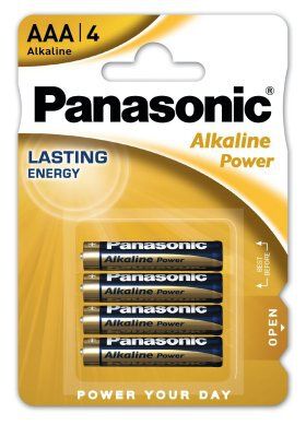 Panasonic Alkaline Power, LR03/AAA - 4 Batterien