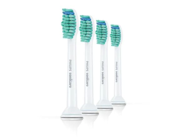 Philips Sonicare C1 Pro Result HX6014, Weiss - 4 Zahnbürsten-Aufsätze