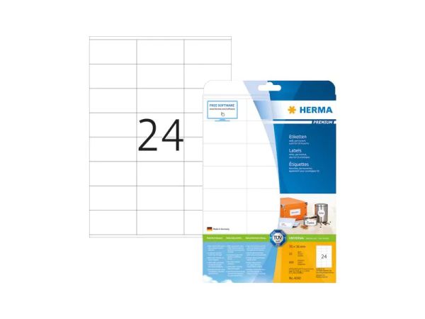 HERMA 4360, 70 x 36 mm - Universal-Etiketten