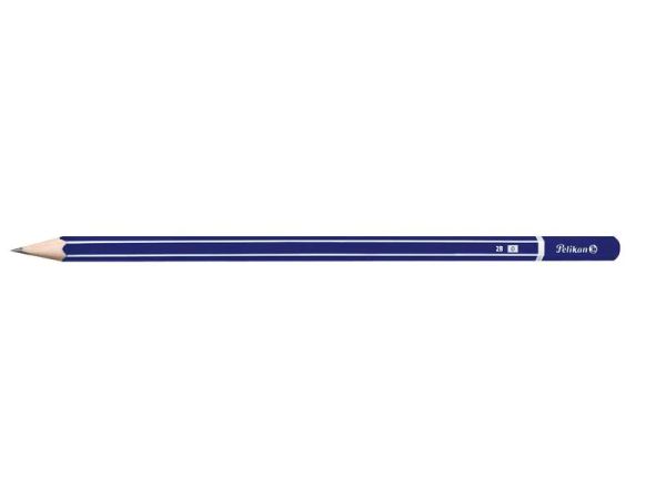 Pelikan 2B, Blau - 12 Bleistifte