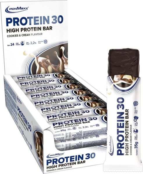 Ironmaxx Protein 30 Bar 24x30g (Cookies&Cream)